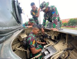 Taruna AAL Korps Marinir Perdalam Pengetahuan Tank Amfibi