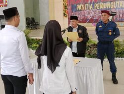 741 Anggota PPS Pilkada Lampung Utara Dilantik