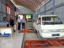 Bangun Sinergitas, Satlantas Trenggalek Berkunjung ke Kantor UPTD Uji Kendaraan Bermotor