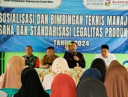 Bersama Disdagkop dan UM, Satgas TMMD ke-120 Kodim Bojonegoro Gelar Bimtek Manajemen Usaha