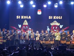 KPU Lampura Lounching Maskot dan Jingle Pilkada 2024