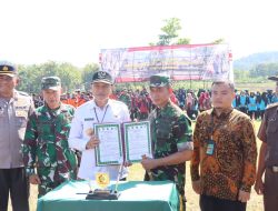 Kapolres Wonogiri Dukung dan Hadiri Pembukaan TMMD Sengkuyung Tahap II TA. 2024 di Giriwoyo