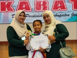 Lomba O2SN Cabor Karate Putri Tingkat Kabupaten Jember Tahun 2024 Juara 1 Diraih SDN Sumber Jeruk 02