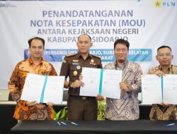 PLN UP3 Sidoarjo Teken Nota Kesepahaman dengan Kejari, Jalin Sinergi Perkuat Kerjasama Hukum