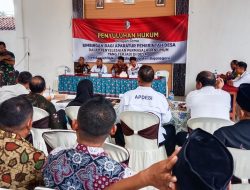 Penyuluhan Hukum Bagi Aparatur Pemerintah Desa, Serma Agustanul : Kodim Bojonegoro Siap Bersinergi dengan Elemen Pemerintah dan Masyarakat
