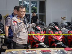 Polda Jateng Ungkap Kasus Penadahan Motor Transnasional