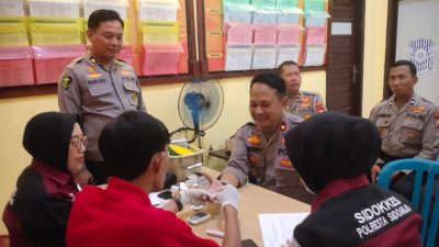 Polisi Sidoarjo Cek Kesehatan, Antisipasi Penyakit Metabolisme