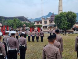 Polres Wonogiri Gelar Apel Kesiapsiagaan Pengamanan Peringatan Kenaikan Isa Al-masih