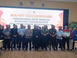 Rapat Kordinasi Forkompinda Kota Madiun Bersama Stakeholder dan Perguruan Pencak Silat