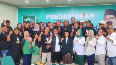 Daftar Sebagai Cawabup Mojokerto Lewat PKB, Kades Gebangsari H. Sunyoto Didukung Rekan Sesama Kades, Relawan dan Dewan