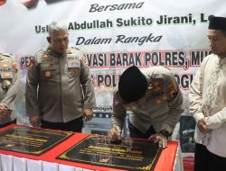 Resmikan Renovasi Barak, Polres Wonogiri Gelar Pengajian dan Santuni Anak Yatim