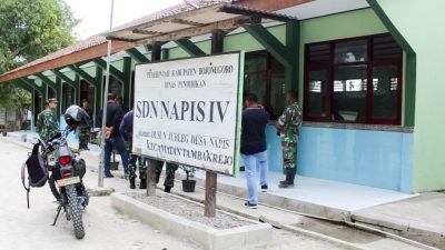 Satgas TMMD 120 Kodim Bojonegoro tuntaskan Renovasi Ruang Kelas SDN Napis IV