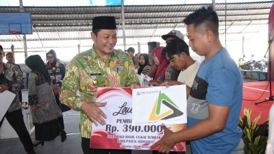 Sebanyak 5.011 Buruh Pabrik Rokok Wilayah Kabupaten Sidoarjo Terima BLT DBCHT