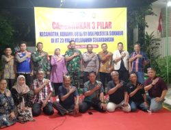 Cangkrukan Kamtibmas Tiga Pilar di Kelurahan Sekardangan