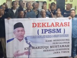 IPSSM Mojokerto Gelar Deklarasi Mendukung dan Mendorong Agar KH. Marzuqi Mustamar Maju Sebagai Calon Gubernur Jatim