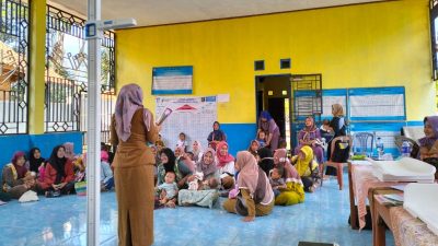 Pencegahan Stunting, Kepala Desa Tanjung Harapan Ingatkan Bumil