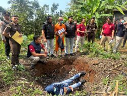 Polres Wonogiri Gelar Rekonstruksi Pembunuhan di Slogohimo