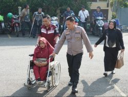 Polresta Sidoarjo Peduli Kesehatan Difabel