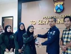 Polresta Sidoarjo Terbuka untuk Tujuan Magang Fungsi Kehumasan