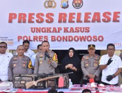 Satreskrim Polres Bondowoso Berhasil Amankan 11 Bandit Kasus Pencurian