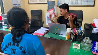 Seorang Wanita Ditangkap Sat Narkoba Polres Wonogiri Karena Kedapatan Membawa Sabu-Sabu