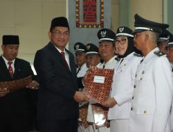 231 Kepala Desa se-Lampung Utara Dikukuhkan