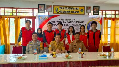 Bhabinkamtibmas Polres Tator, Aktif Jalin Komunikasi Dengan Mahasiswa KKN
