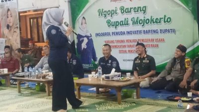 Serap Aspirasi Karang Taruna, Bupati Ikfina Ngopi Bareng di Pendopo Kecamatan Dlanggu Membuka Peluang usaha