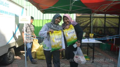 Dinas Pangan dan Pertanian Sidoarjo Sediakan 1 Ton Beras SPHP untuk GPM