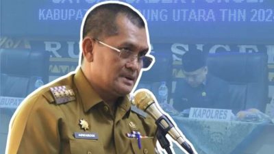 Buka Rakor Satgas Saber Pungli, Drs. H. Aswarodi MSi. : Lampung Utara Harus Bersih Dari Pungli
