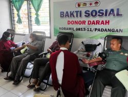 Peduli Sesama, Koramil Padangan Bojonegoro Gelar Bakti Sosial Donor Darah