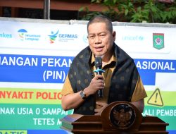 Pj. Wali Kota Bima, Hadiri Pekan Imunisasi Nasional (PIN) Polio Serentak 2024