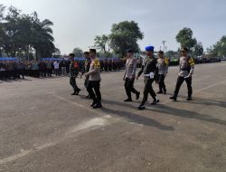 Polres Lampung Utara All Out Amankan Kunker Presiden Jokowi di Lampung Utara