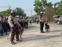 Polresta Sidoarjo Gelar Latihan Pengamanan Pilkada 2024