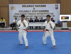 Polresta Sidoarjo Gelar Lomba Bela Diri Polri