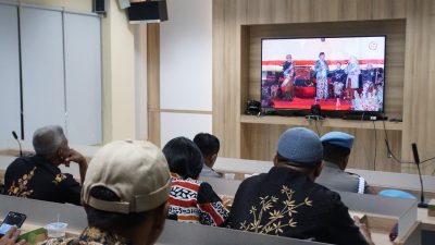 Polresta Sidoarjo Gelar Nobar Pagelaran Wayang Kulit