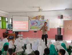 Polsek Tulangan Edukasi Tertib Berlalu Lintas dan Cegah Bullying