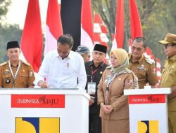 Presiden Jokowi Resmikan Infrastruktur Jalan di Lampung Utara, Percepat Mobilitas Barang dan Orang