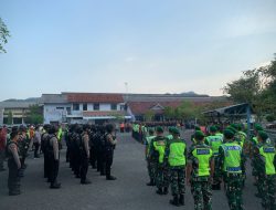 Siap Amankan Pengesahan Warga PSHT, Polres Wonogiri Gelar Apel Pengamanan