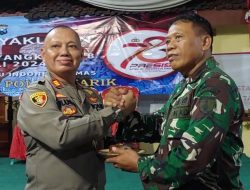 Tradisi Siram Air dan Mandi Kembang Warnai Kenaikan Pangkat di Polres Bojonegoro