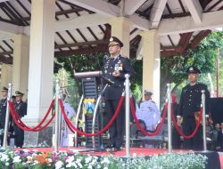 Upacara Hari Bhayangkara ke-78 di Alun-alun Sidoarjo Dimeriahkan Pocil dan Defile Pasukan