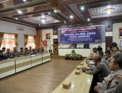 Wujud Kesiapan, Polres Wonogiri Gelar Latpraops Patuh Candi 2024