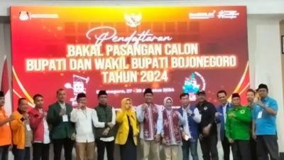 14 Partai Usung Setyo Wahono-Nurul Azizah Daftar ke KPU Bojonegoro, Maju Pilbup 2024