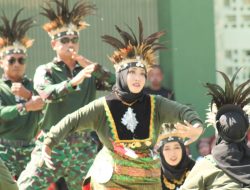 Babinsa dan Persit Koramil Kepohbaru Bojonegoro Juarai Lomba Joget Komando