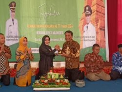 Bupati Ikfina Hadiri Tasyakuran Hari Koperasi ke 77 di Pendopo Kecamatan Gondang dan Mojosari