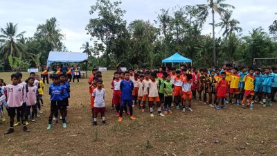 Cari Bibit Altet Sepak Bola, KKGO Kacamatan Patrang Gelar Seleksi Pelajar Tingkat SD 2024