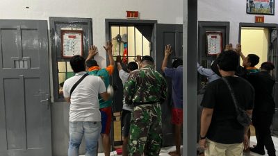 Cegah Penyalahgunaan Narkoba, Polres Wonogiri Gelar Razia di Lapas Kelas II B Wonogiri