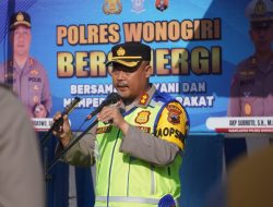 Commander Wish Kapolda Jateng, Kapolres Wonogiri Tekankan Pelayanan AG Pagi
