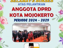 Iklan Pelantikan DPRD Kota Mojokerto, Dispendikbud Kota Mojokerto