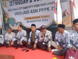 Istighosah dan Doa Bersama GTT serta PTT Bersama PGRI Kabupaten Jember